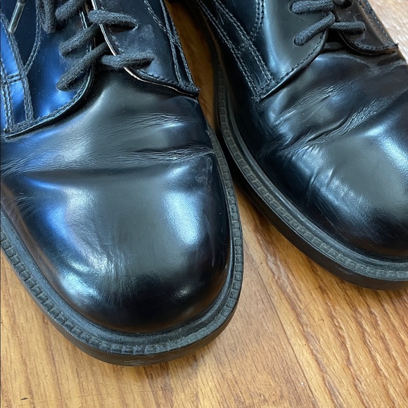 J. Crew Black Leather Oxfords size 7.5 - Picture 4 of 6